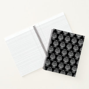 Owl (black) - Notebook