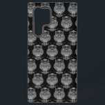 Owl (black) - Samsung Case<br><div class="desc">Digital drawing outline of an owl.</div>
