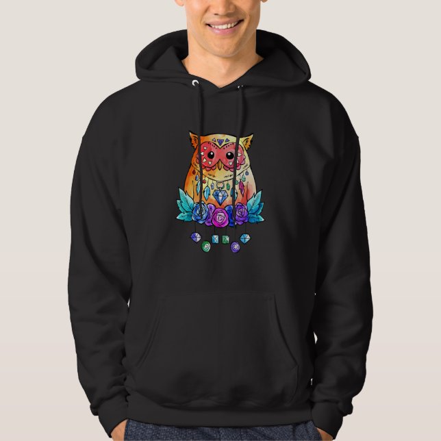 Owl Boho Chic Hoodie (Front)