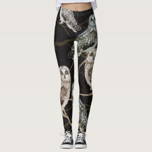Owl Branch: Solitary Bird Perch. Leggings