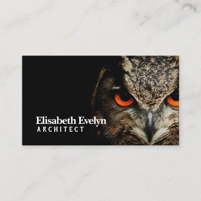Owl Business Card (Front)