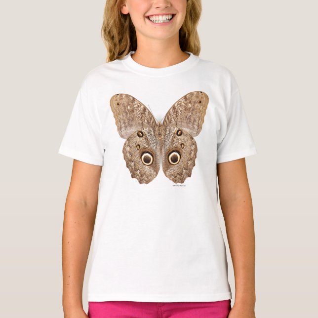 Owl Butterfly T-Shirt (Front)