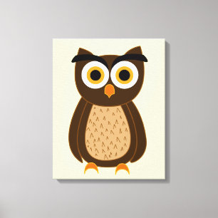 owl canvas print