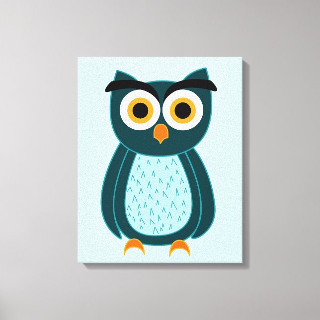 owl canvas print (Front)