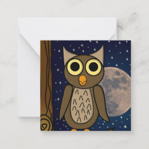owl   card