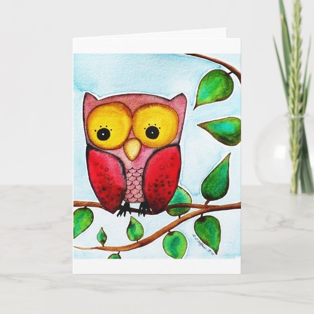 Owl card (Front)