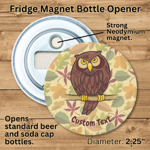 Owl Cartoon Bottle Opener