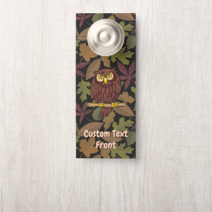 Owl Cartoon Door Hanger