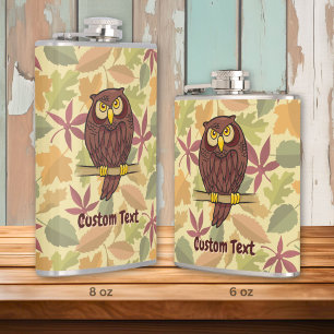 Owl Cartoon Flask