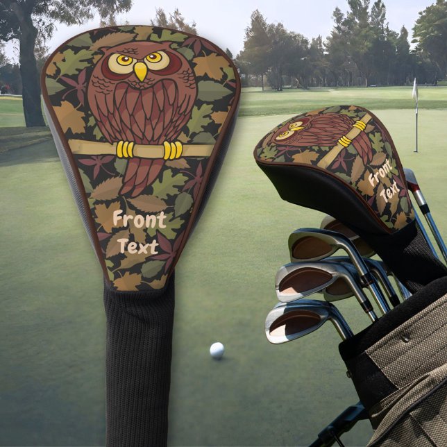 Owl Cartoon Golf Head Cover (Creator Uploaded)