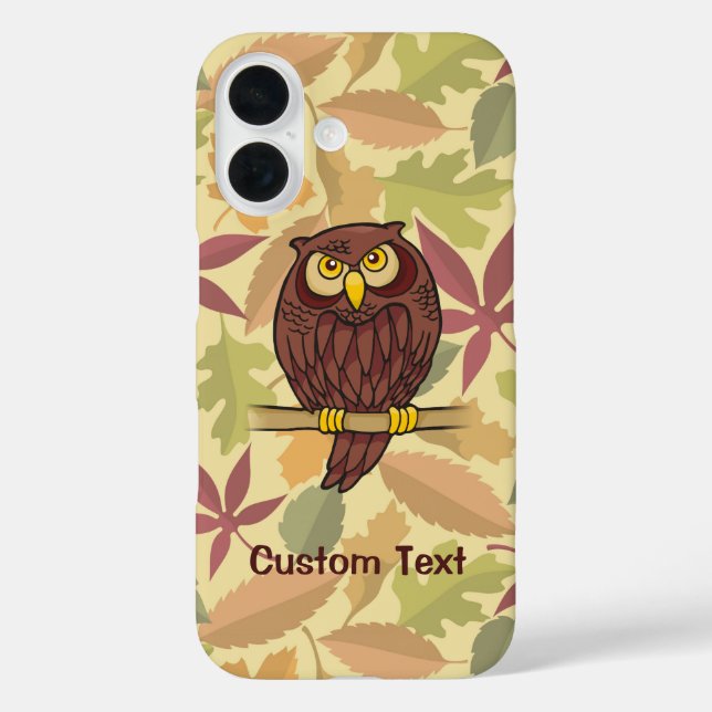Owl Cartoon iPhone Case (Back)