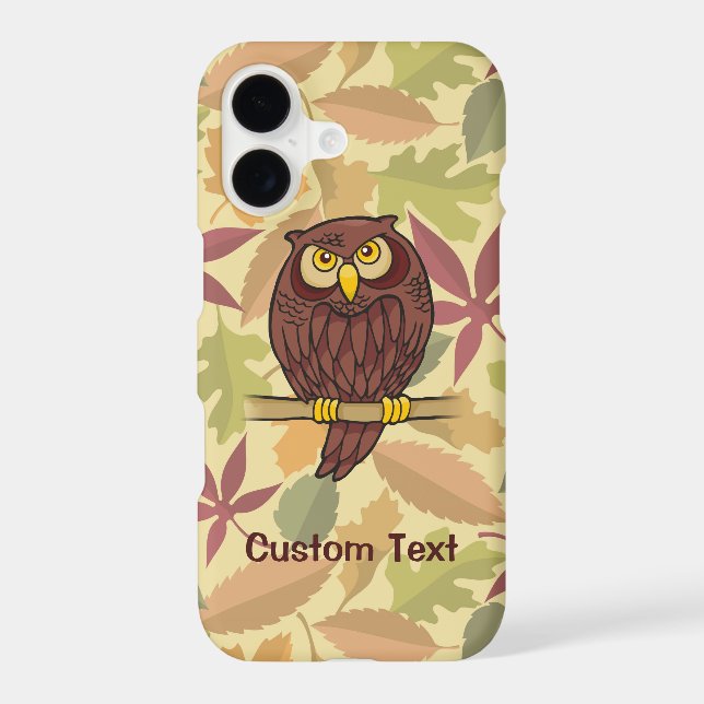 Owl Cartoon iPhone Case (Back)