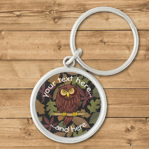 Owl Cartoon Key Ring