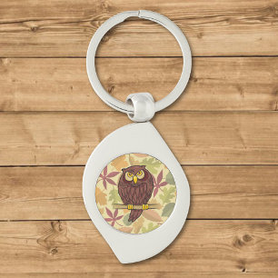 Owl Cartoon Key Ring