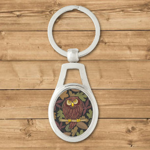 Owl Cartoon Key Ring