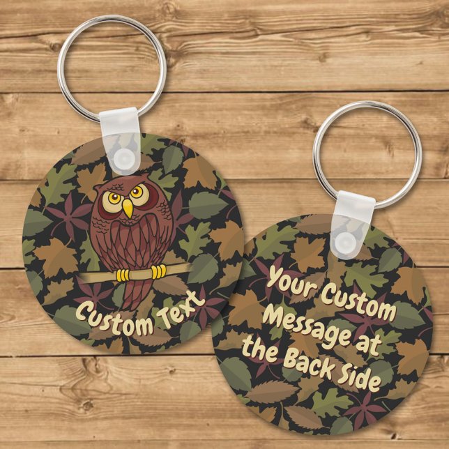 Owl Cartoon Keychain (Creator Uploaded)