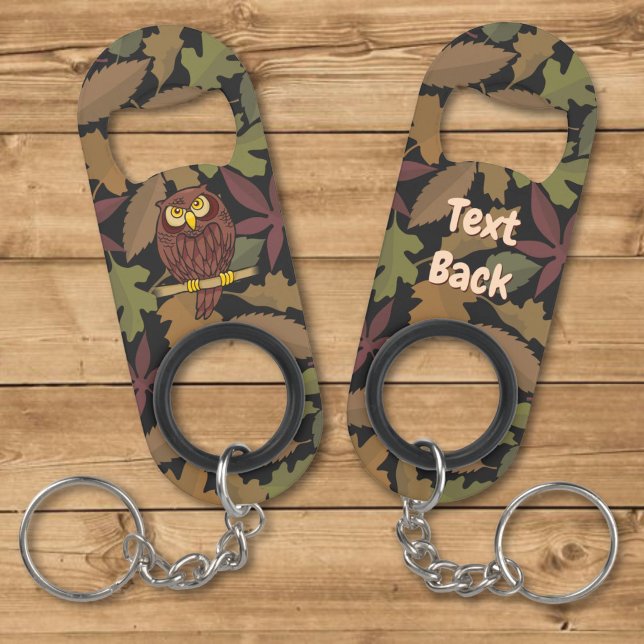 Owl Cartoon Keychain Bottle Opener (Creator Uploaded)