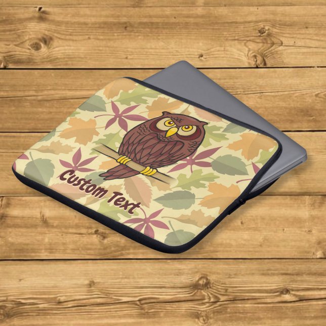 Owl Cartoon Laptop Sleeve (Creator Uploaded)