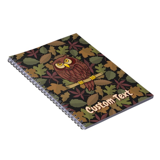 Owl Cartoon Notebook (Right Side)