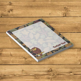 Owl Cartoon Notepad