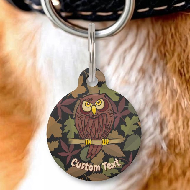 Owl Cartoon Pet ID Tag (Creator Uploaded)
