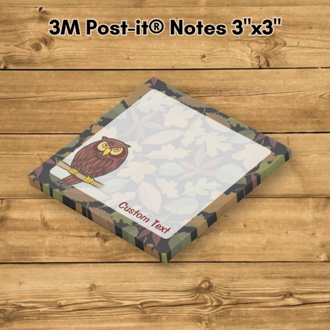 Owl Cartoon Post-it Notes (Creator Uploaded)