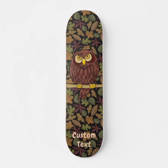 Owl Cartoon Skateboard (Front)