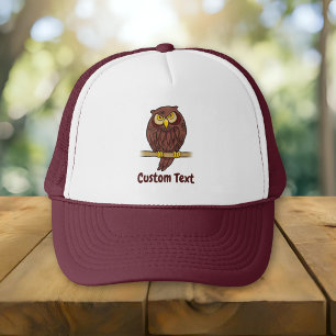 Owl Cartoon Trucker Hat