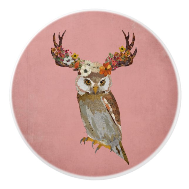 OWL CERAMIC KNOB (Front)