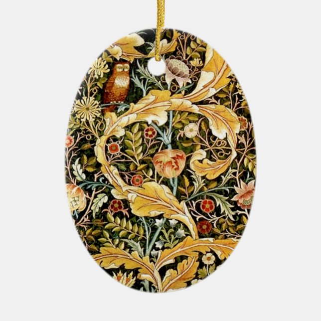 Owl Ceramic Ornament (Front)