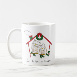 Owl Christmas Cute Funny Holiday Coffee Mug