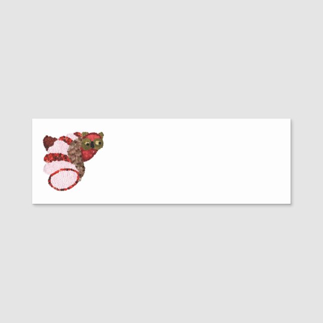 Owl Classic Name Tag (Front)