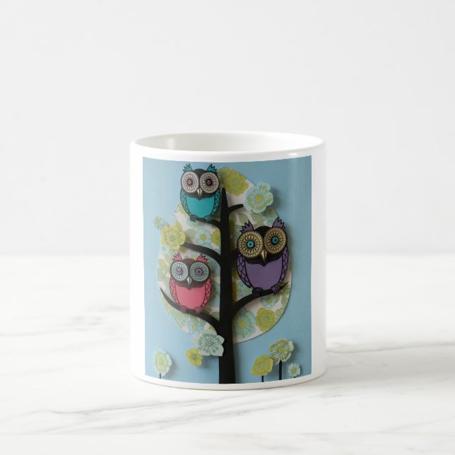 owl coffee mug (Center)