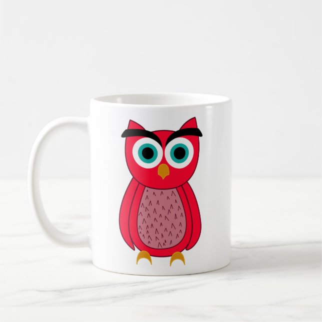 Owl Coffee Mug (Left)