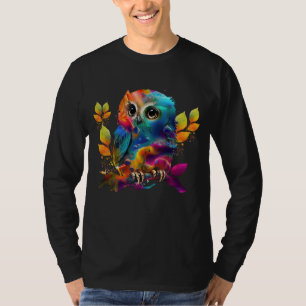 OWL COLORFUL ABSTRACT T-Shirt