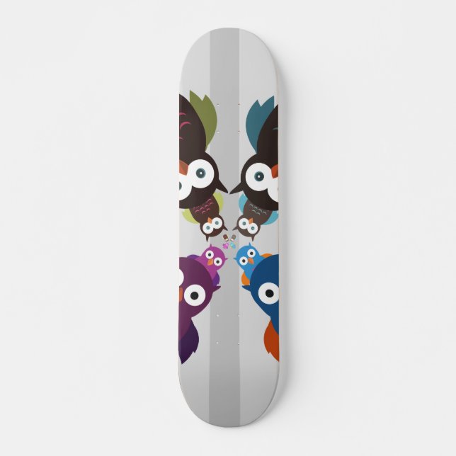Owl Crowd Skateboard (Front)