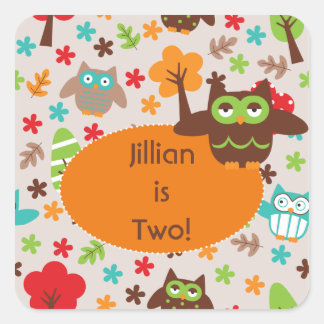 Owl Customised Stickers