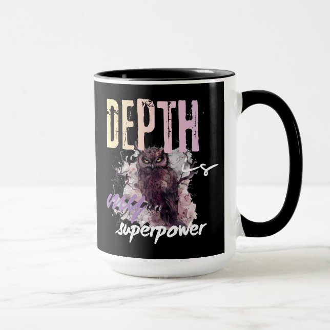 Owl Depth Mug (Right)