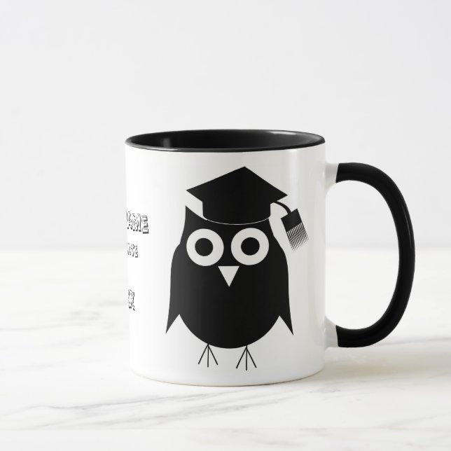 Owl Design Graduation Mug (Right)