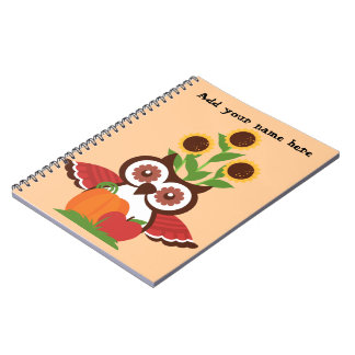 Owl design notebook