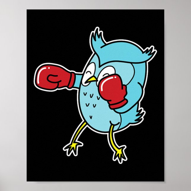 Owl Does Boxing  Poster (Front)