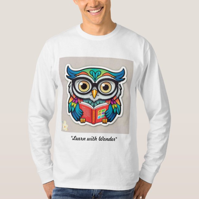 "Owl-Ed Genius" T-Shirt (Front)
