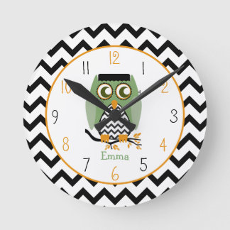 Owl - Enstein's Monster Personalised Clock