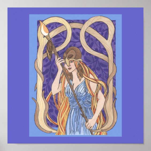 Owl Eyed Athena Poster (Front)