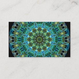 Owl Eyes kaleidoscope Business Card