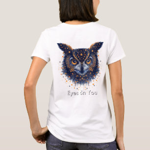Owl Eyes on You Double-Sided Graphic T-Shirt