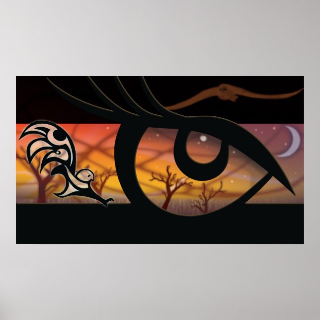 owl eyes poster (Front)