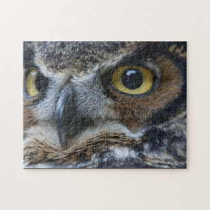 Owl Eyes Wildlife Jigsaw Puzzle