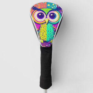 owl face golf head cover