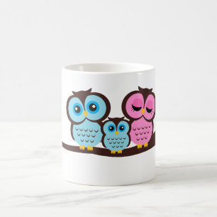 Owl Family Coffee Mug